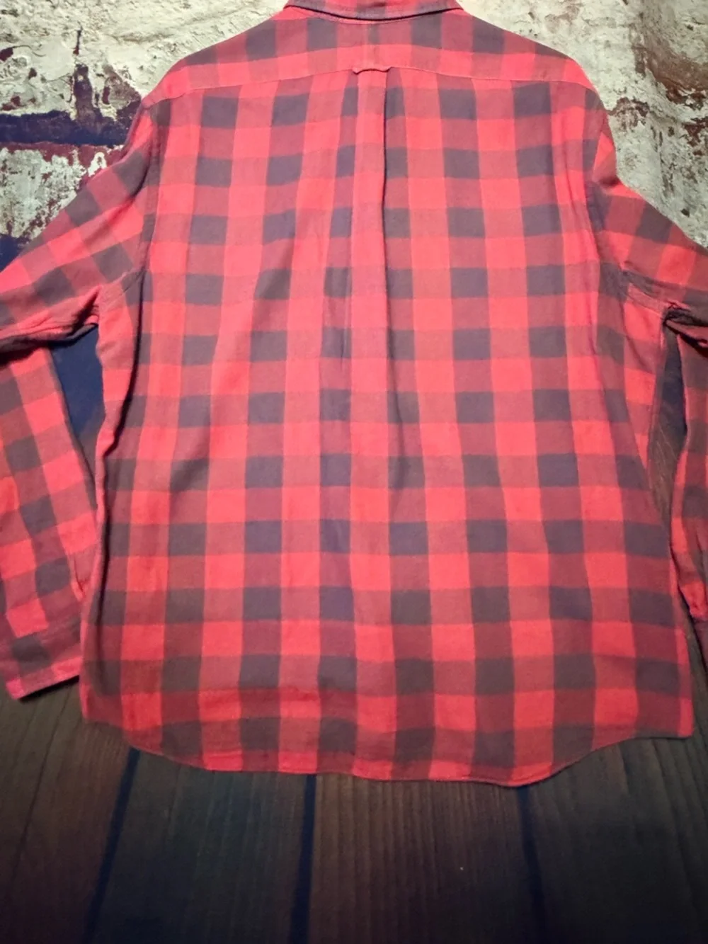 Polo by Ralph Lauren Red and Dark Plaid Button-Down Shirt